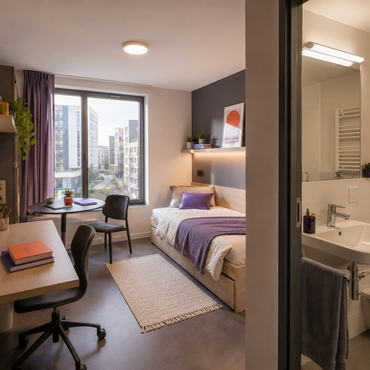 Studio meublé pour étudiant à Lyon