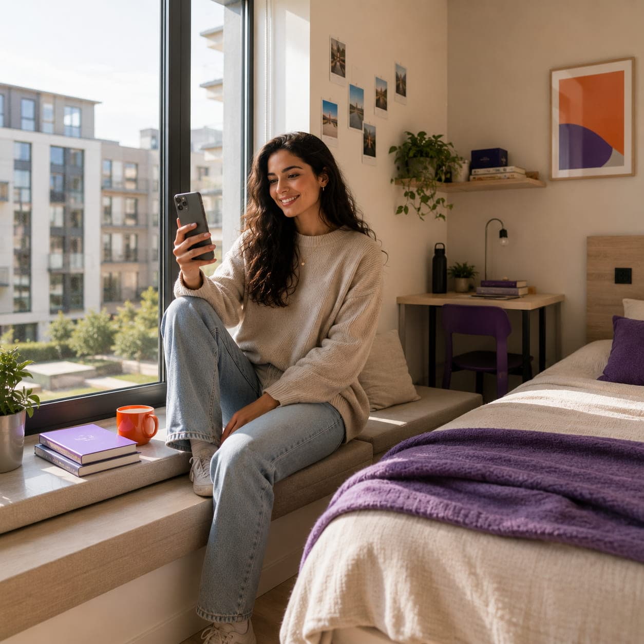 Étudiant installé dans son logement Allo Garant