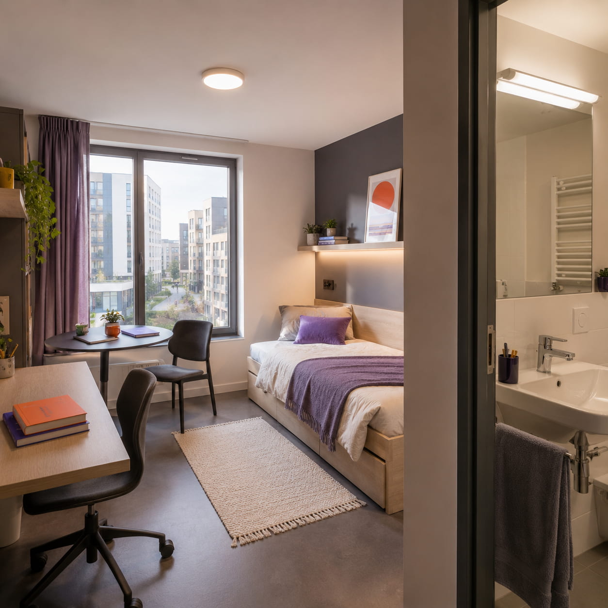 Studio meublé pour étudiant à Lyon